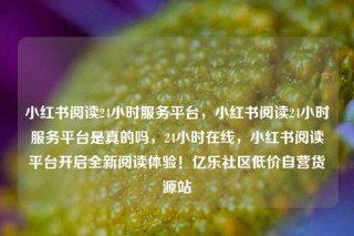 小红书阅读24小时服务平台，小红书阅读24小时服务平台是真的吗，24小时在线，小红书阅读平台开启全新阅读体验！亿乐社区低价自营货源站