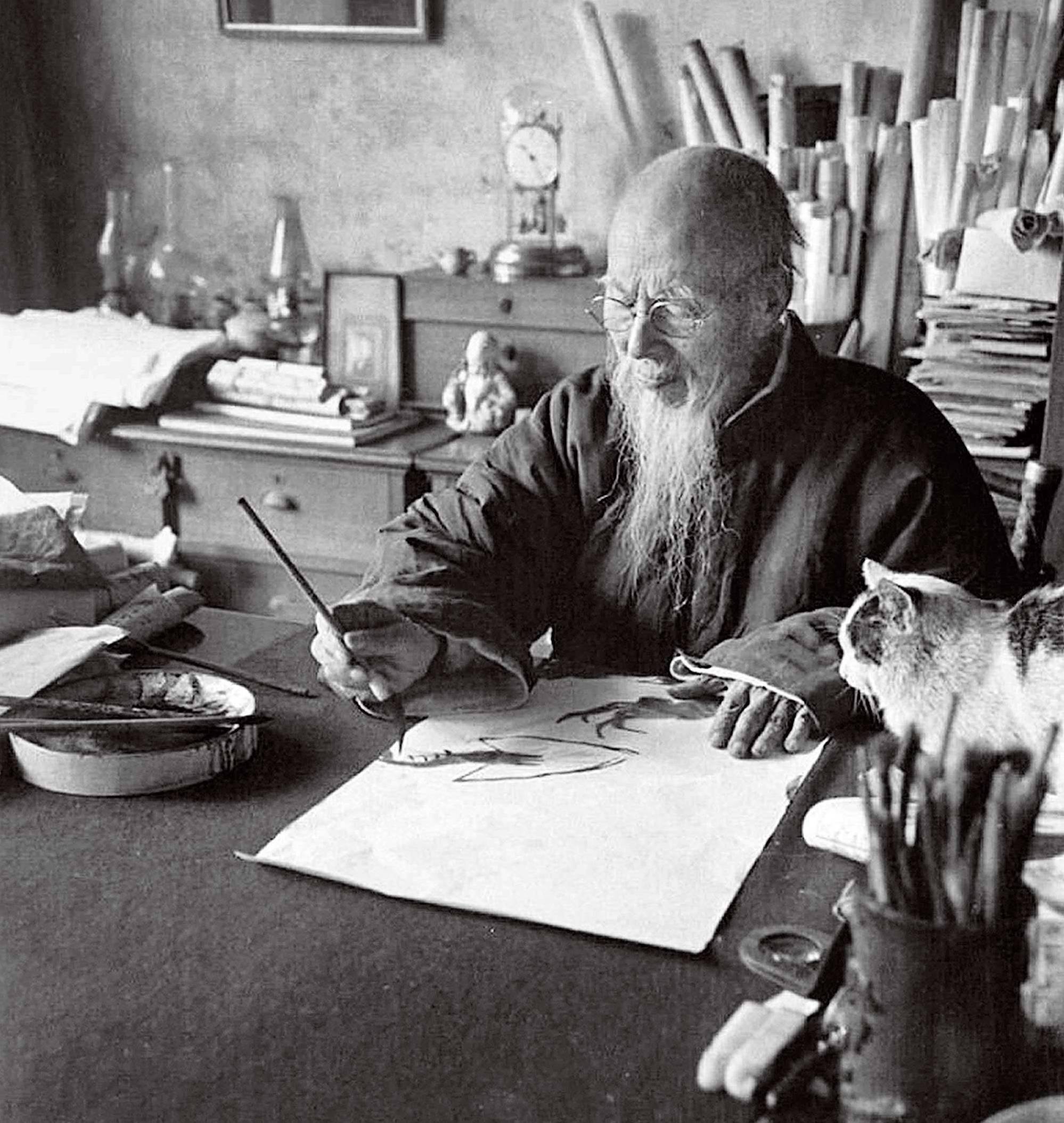 齐白石精品在波士顿展出,“白石画屋”呈现水墨挥洒 第2张 齐白石精品在波士顿展出,“白石画屋”呈现水墨挥洒 第2张