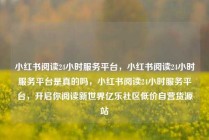 小红书阅读24小时服务平台，小红书阅读24小时服务平台是真的吗，小红书阅读24小时服务平台，开启你阅读新世界亿乐社区低价自营货源站