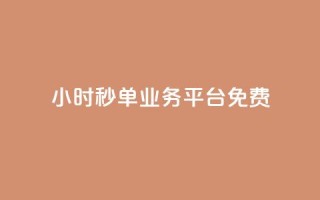 24小时秒单业务平台免费,全民K歌粉丝下单 - ks一元1000个赞秒到软件 - dy作品评论自助下单