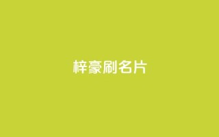 梓豪刷名片,点赞自助1元100赞 - 免费公安查询网 - 抖音怎么起号运营