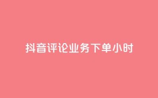 抖音评论业务下单24小时,ks业务推广 - 抖音粉丝如何快速增加到1000 - 抖音24小时自助
