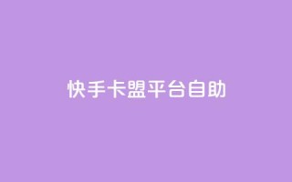 快手卡盟平台自助,子潇网络平台有哪些 - QQ支付平台买赞 - 卡盟最低自助下单官网