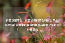抖音点赞平台，抖音点赞的平台叫什么平台，揭秘抖音点赞平台背后的真相与规则亿乐社区SUP货源站