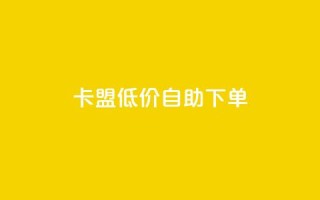 卡盟低价自助下单,卡盟低价自助下单 - 拼多多免费自动刷刀软件 - 闲鱼卡券省一夏