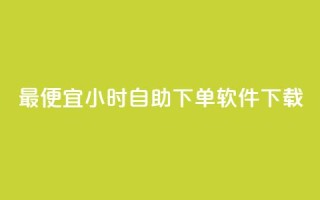 最便宜24小时自助下单软件下载,抖音24小时免费下单 - 24小时自助下单云商城 - QQ怎么点赞