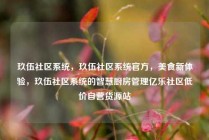 玖伍社区系统，玖伍社区系统官方，美食新体验，玖伍社区系统的智慧厨房管理亿乐社区低价自营货源站