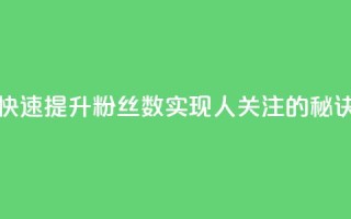 快速提升粉丝数实现1000人关注的秘诀