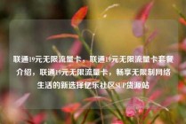 联通19元无限流量卡，联通19元无限流量卡套餐介绍，联通19元无限流量卡，畅享无限制网络生活的新选择亿乐社区SUP货源站