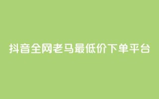 抖音全网老马最低价下单平台,QQ访客自助网址 - 亿点卡盟 - qq会员代充为什么那么便宜