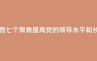 学习新语｜领悟“七个聚焦”：提高党的领导水平和长期执政能力