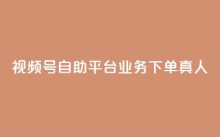 视频号自助平台业务下单真人,24小时自助下单秒到 - 一秒5000赞 - DY小白号购买