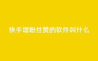 快手增粉丝赞的软件叫什么,qq说说赞空间说说的网站 - 快手自助平台业务下单真人 - qq空间点赞充值
