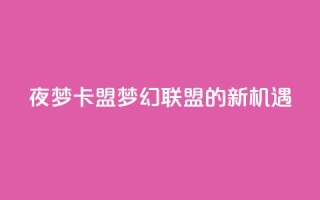 夜梦卡盟：梦幻联盟的新机遇