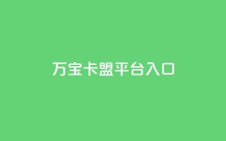 万宝卡盟平台入口,抖音粉丝不掉粉在线下单 - qq空间访客量增加网站 - ks号