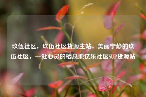 玖伍社区，玖伍社区货源主站	，美丽宁静的玖伍社区，一处心灵的栖息地亿乐社区SUP货源站  第1张